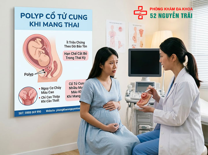 Polyp Cổ Tử Cung Là Gì? Nguyên Nhân, Triệu Chứng Đầy Đủ 7 Polyp cổ tử cung khi mang thai