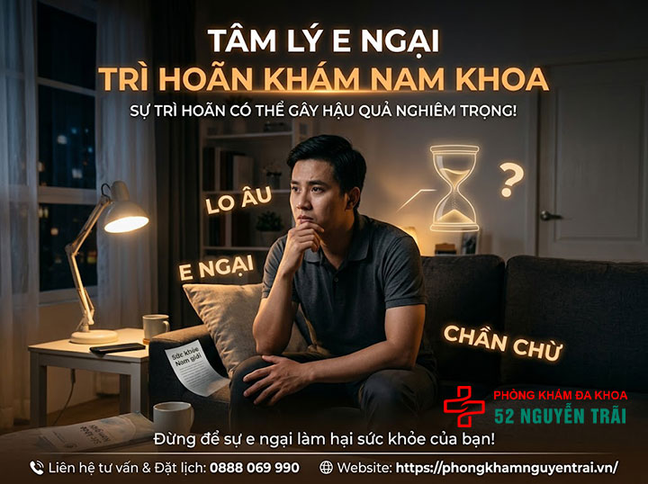 Tư Vấn Sức Khỏe Nam Khoa: Khi Nào Cần Đi Khám? 2 Vì sao nam giới thường trì hoãn việc khám nam khoa?