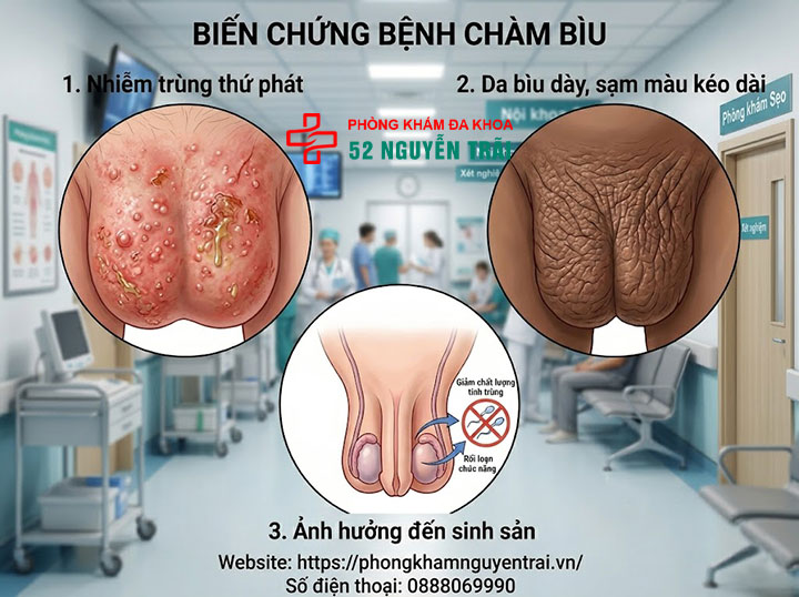 Bệnh Chàm Bìu: Nguyên Nhân, Triệu Chứng Và Điều Trị 8 Biến chứng bệnh chàm bìu