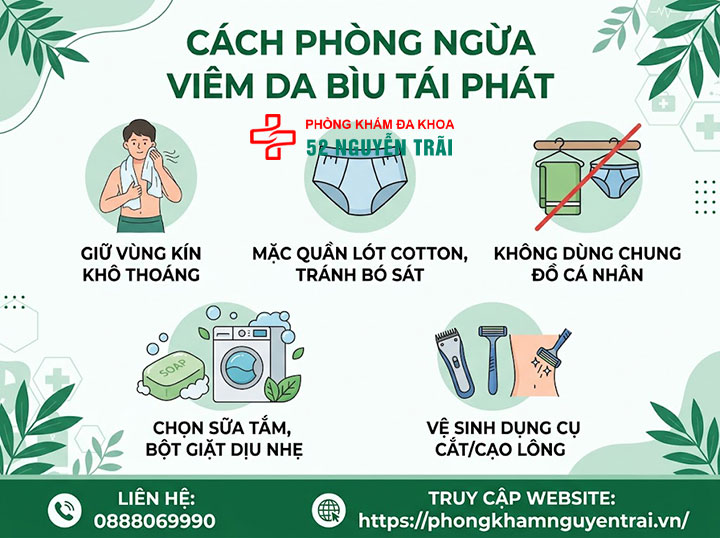 Viêm Da Bìu Là Gì? Nguyên Nhân Và Cách Điều Trị 7 Cách phòng ngừa viêm da bìu tái phát