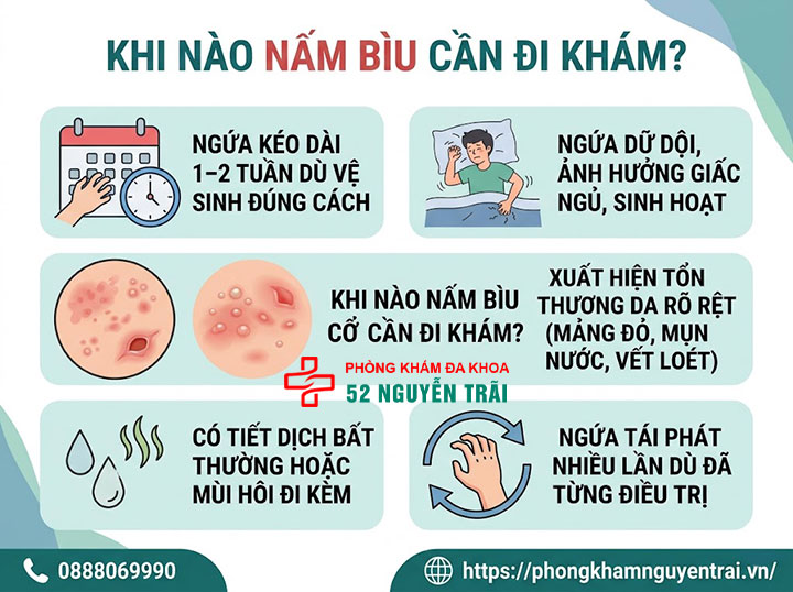 Nguyên Nhân Gây Ngứa Bìu Ở Nam Giới Và Cách Khắc Phục 6 Khi nào nấm bìu cần đi khám?