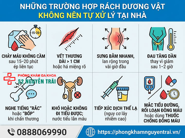 Rách Dương Vật: Nguyên Nhân & Cách Xử Trí Đúng 6 Những trường hợp rách dương vật không nên tự xử lý tại nhà