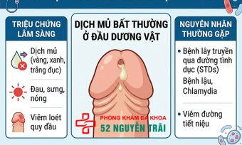 Dương vật chảy mủ: Nguyên nhân, biến chứng và cách điều trị
