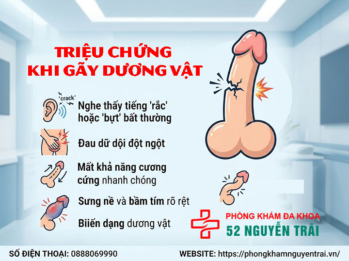 Gãy dương vật: Triệu chứng nguy hiểm và cách xử lý khẩn cấp 2 Triệu chứng khi gãy dương vật