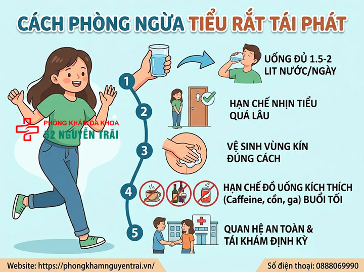 Tiểu Rắt Là Gì? Nguyên Nhân Và Cách Điều Trị Hiệu Quả 8 Cách phòng ngừa tiểu rắt tái phát