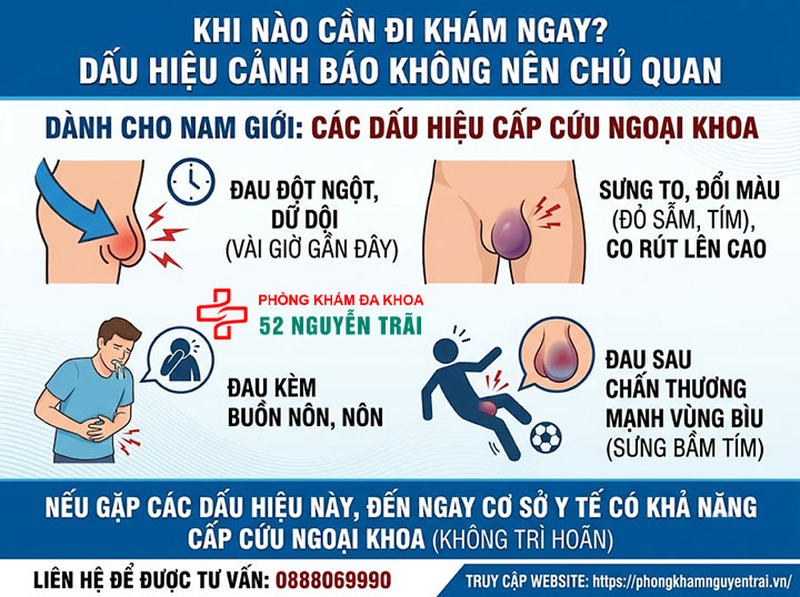 Đau Tinh Hoàn Là Gì? Nguyên Nhân Và Cách Xử Lý 10 Khi nào cần đi khám ngay? Dấu hiệu cảnh báo không nên chủ quan