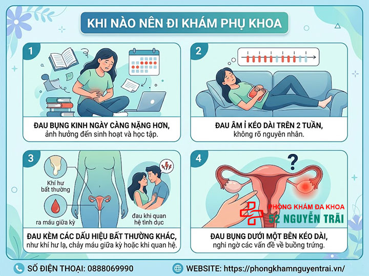 Đau Bụng Dưới Ở Phụ Nữ: Nguyên Nhân Và Cách Xử Lý 6 Khi nào nên đi khám phụ khoa