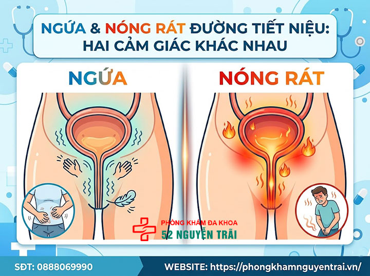 Ngứa Đường Tiết Niệu, Nóng Rát Là Bệnh Gì? Khám Ở Đâu? 1 Ngứa và nóng rát đường tiết niệu