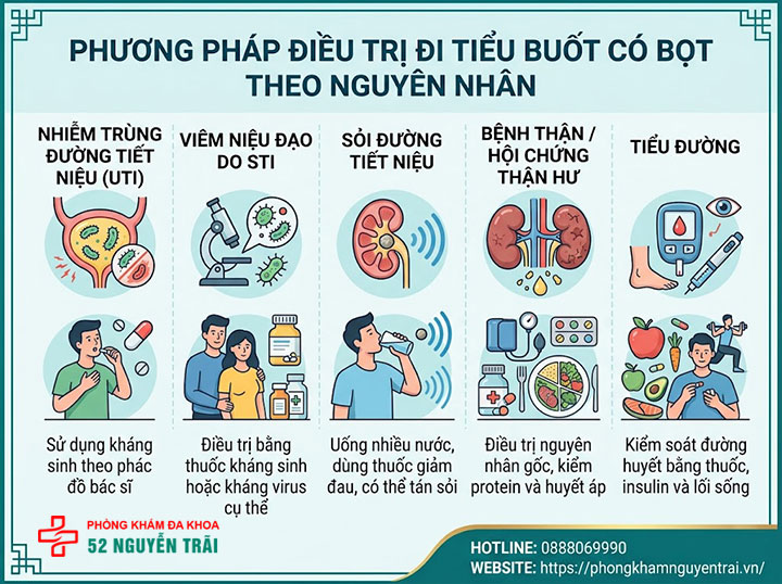 Đi Tiểu Buốt Có Bọt: Nguyên Nhân Và Khi Nào Cần Khám 11 Phương Pháp Điều Trị Đi Tiểu Buốt Có bọt Theo Nguyên Nhân