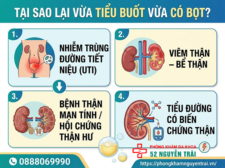 Đi Tiểu Buốt Có Bọt: Nguyên Nhân Và Khi Nào Cần Khám 2 Tại Sao Lại Vừa Tiểu Buốt Vừa Có Bọt?