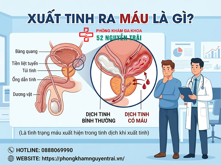 Xuất Tinh Ra Máu Là Bệnh Gì? Nguyên Nhân Và Cách Xử Trí 1 Xuất tinh ra máu là gì?