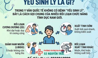 Yếu sinh lý là gì? Dấu hiệu, mức độ nguy hiểm và cách chữa