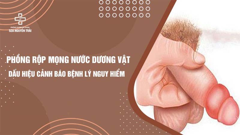 Phồng rộp bao quy đầu có nguy hiểm không?