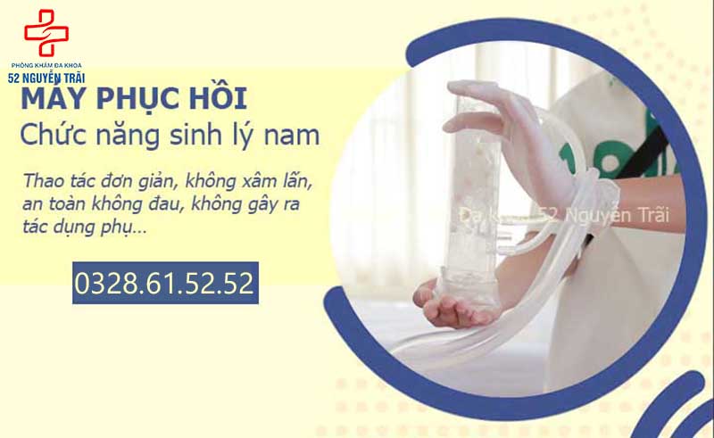 Sử dụng máy phục hồi chức năng sinh lý nam