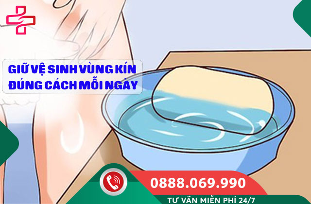 Giữ vệ sinh vùng kín đúng cách phòng tránh viêm âm đạo