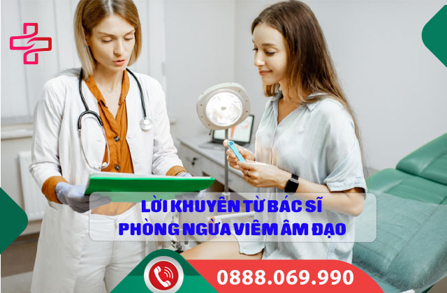 Lời khuyên từ bác sĩ phòng ngừa viêm âm đạo
