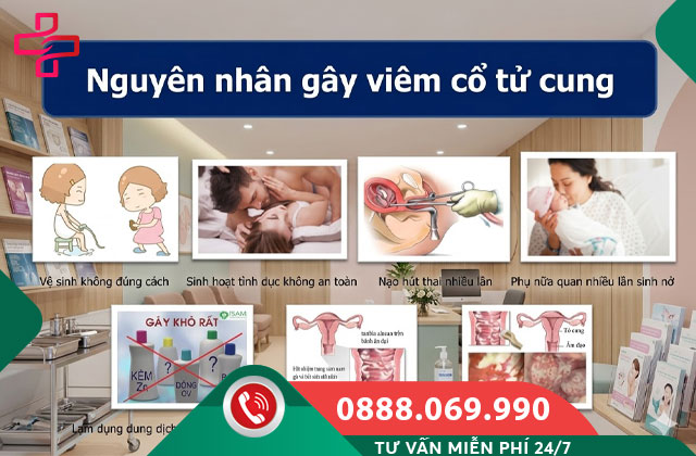 Nguyên nhân gây viêm lộ tuyến cổ tử cung