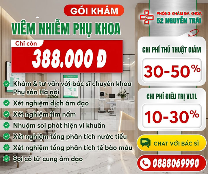 Gói khám viêm nhiễm phụ khoa