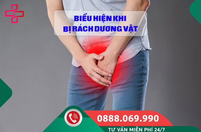 Biểu hiện khi bị rách dương vật