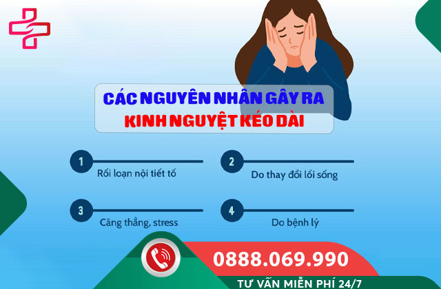 Các nguyên nhân gây ra kinh nguyệt kéo dài