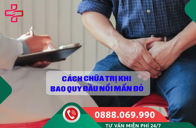 Cách chữa trị khi bao quy đầu nổi mẩn đỏ