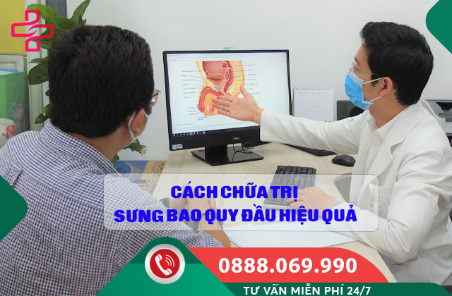 Cách chữa trị sưng bao quy đầu hiệu quả