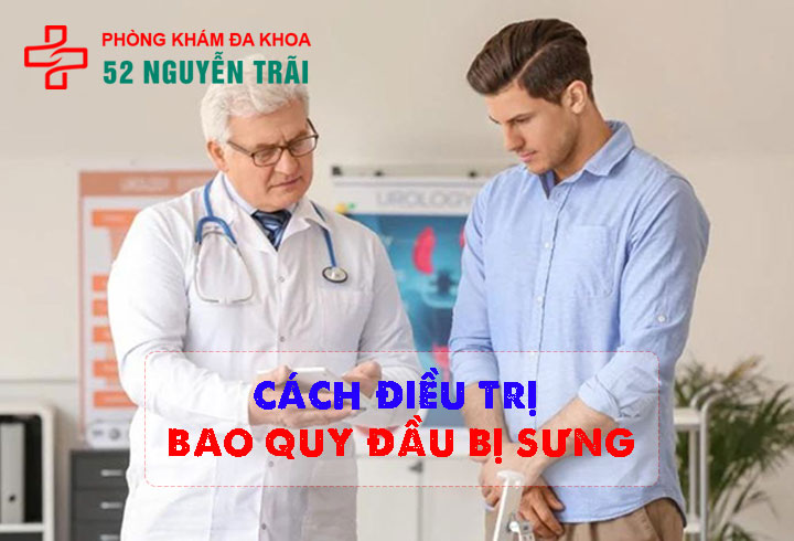 Cách điều trị bao quy đầu bị sưng