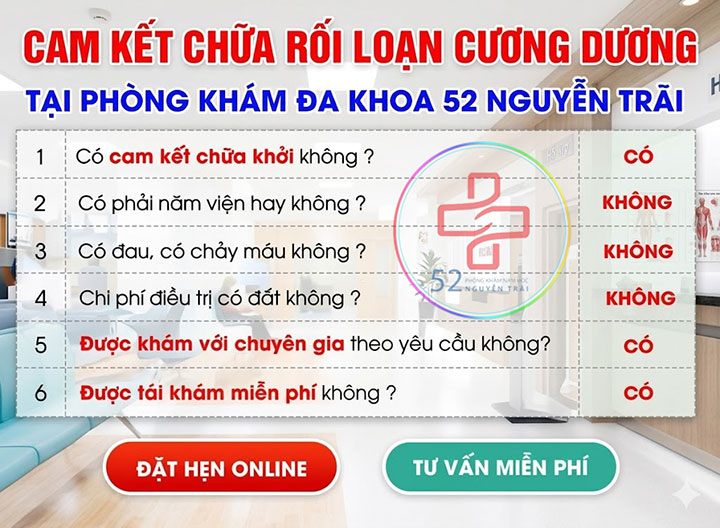 cam kết chữa rối loạn cương dương