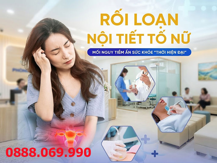 Chậm kinh do Rối loạn nội tiết