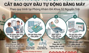 Bảng giá cắt bao quy đầu tại Hà Nội hết bao nhiêu tiền? Minh bạch 100%