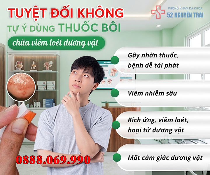 Chữa loét dương vật bằng cách nào hiệu quả
