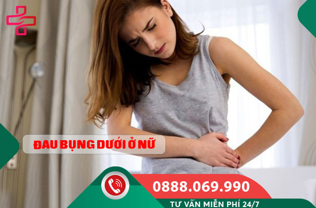 đau bụng dưới ở nữ