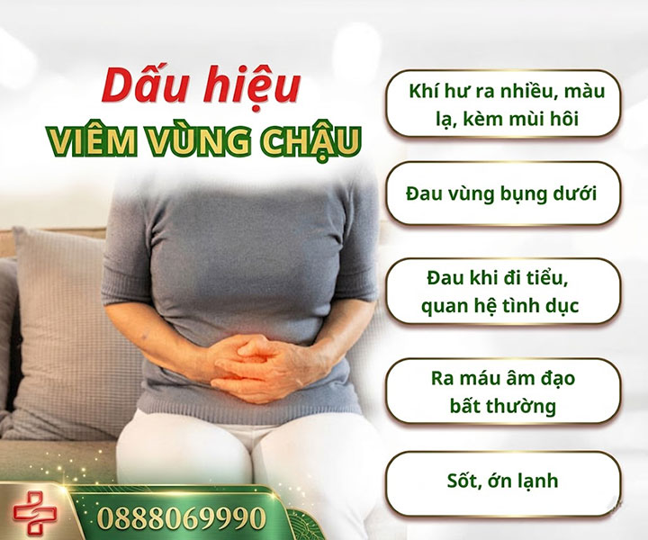 dấu hiệu Viêm vùng chậu
