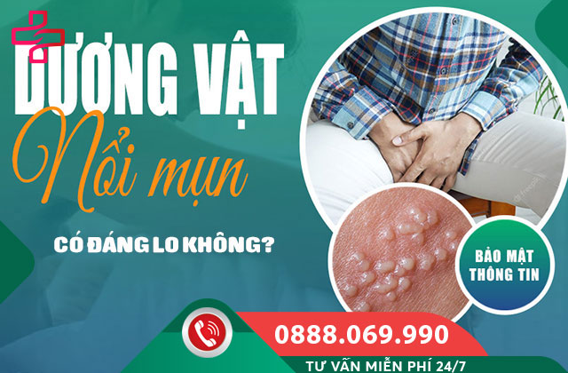 Dương vật nổi mụn Có đáng lo không