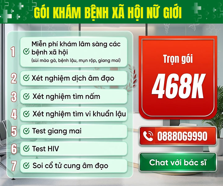 gói khám bệnh xã hội nữ