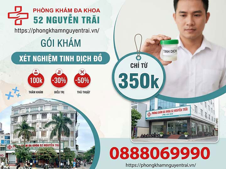 Tinh trùng vón cục như thạch: có nguy hiểm không? Điều trị cách nào nhanh nhất? 10 gói khám tinh dịch đồ 350k
