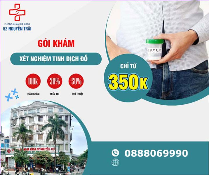 gói khám tinh dịch đồ