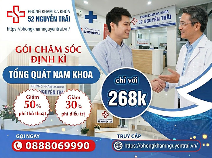Dương vật bị sưng đỏ nề: đừng chủ quan trì hoãn – cần kiểm tra y khoa sớm! 1 Gói khám tổng quát nam khoa 268k