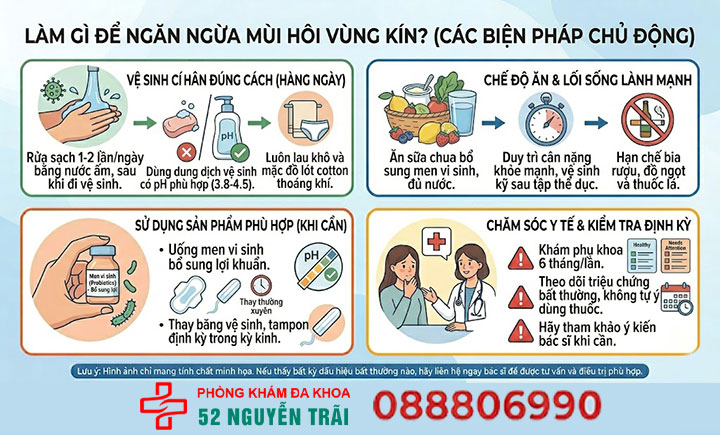 Vùng kín có mùi do đâu? Cách điều trị an toàn, hiệu quả 11 Làm gì để ngăn ngừa mùi hôi vùng kín