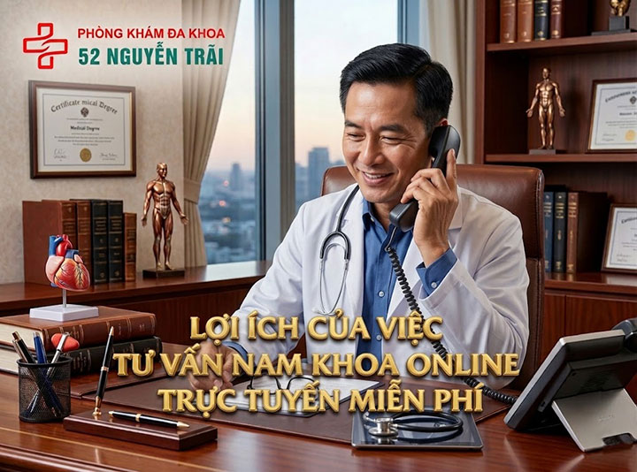 Lợi ích của việc tư vấn nam khoa online trực tuyến miễn phí