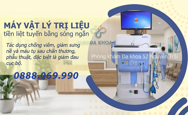 Máy vật lý trị liệu tiền liệt tuyến bằng sóng ngắn