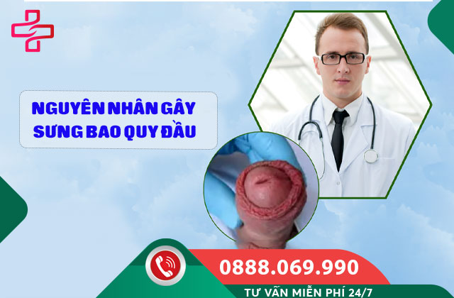 Nguyên nhân gây sưng bao quy đầu