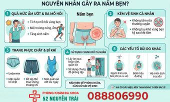 Nấm bẹn do đâu? Cách phòng ngừa và điều trị dứt điểm