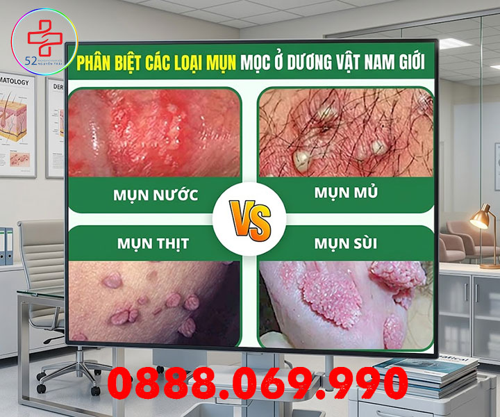 Dương vật nổi mụn là bệnh gì? Địa chỉ khám bảo mật 100% tại hà nội