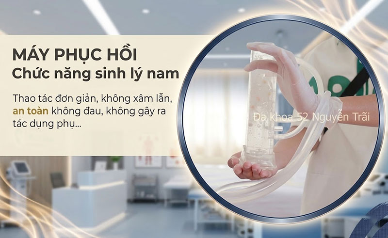 Liệu pháp phục hồi sinh lý nam bằng máy