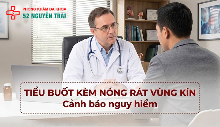 Tiểu buốt kèm nóng rát vùng kín là bệnh gì? Khám nhanh & bảo mật tại hà nội