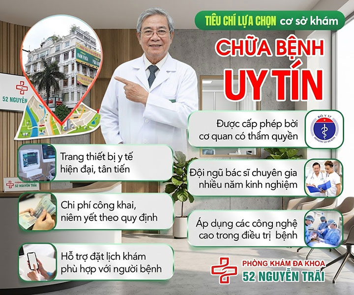 Tiêu chí lựa chọn phòng khám uy tín