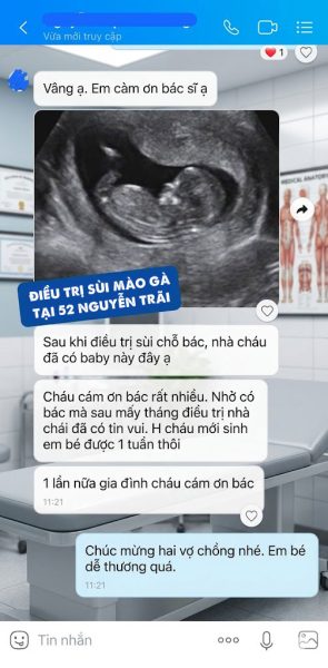 tin nhắn bệnh nhân