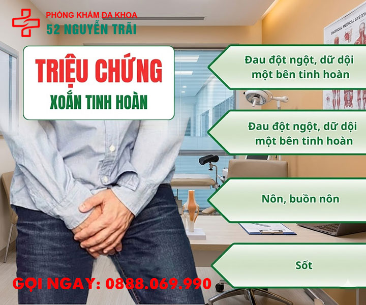 triệu chứng Xoắn tinh hoàn