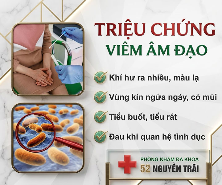 triệu chứng viêm âm đạo